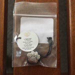 NWT Pandora Pave Dog Paw Charm
